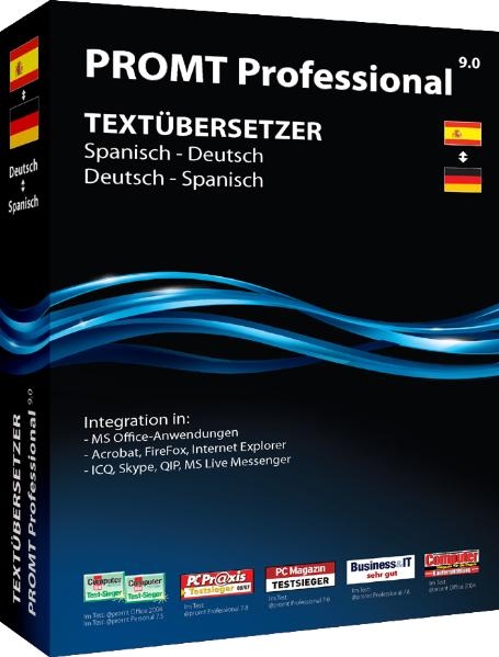PROMT Professional 9.0 Spanisch-Deutsch, Deutsch-Spanisch