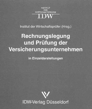 Rechnungslegung und Prüfung der Versicherungsunternehmen