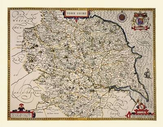 John Speed Map of Yorkshire 1611