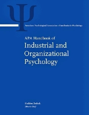 APA Handbook of Industrial and Organizational Psychology