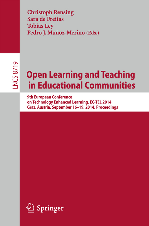 Open Learning and Teaching in Educational Communities - 