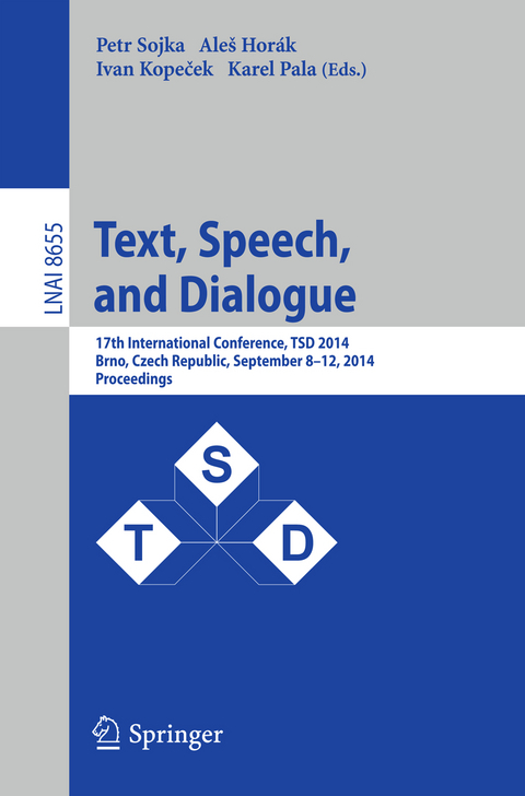 Text, Speech and Dialogue - 