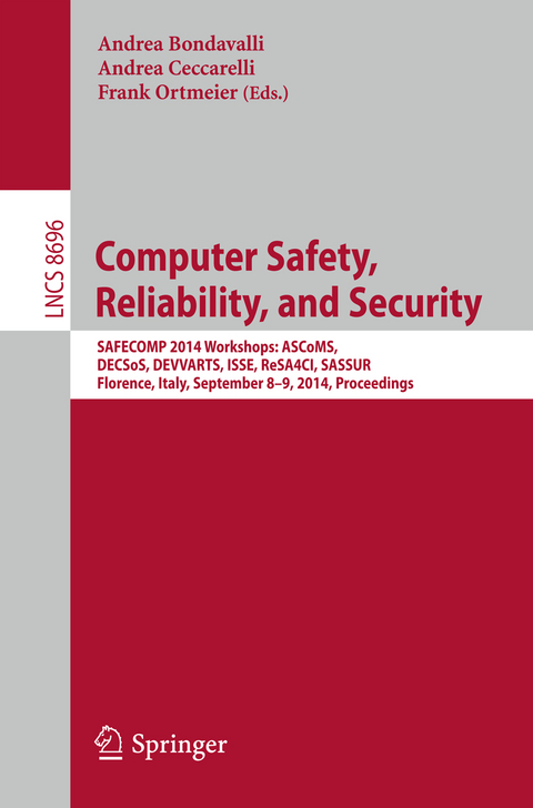 Computer Safety, Reliability, and Security - 