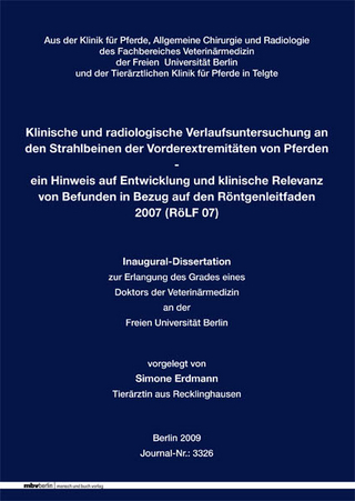 Klinische und radiologische Verlaufsuntersuchung an den Strahlbeinen der Vorderextremitäten von Pferden
