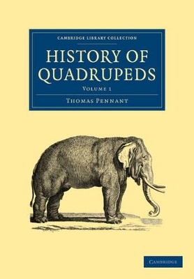 History of Quadrupeds 2 Volume Paperback Set - Thomas Pennant