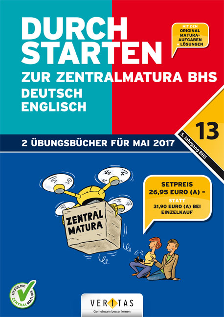 Durchstarten zur Zentralmatura-SET BHS 2017: Deutsch, Englisch - Jutta Hofer, Emii Bergmann, Franz Zach