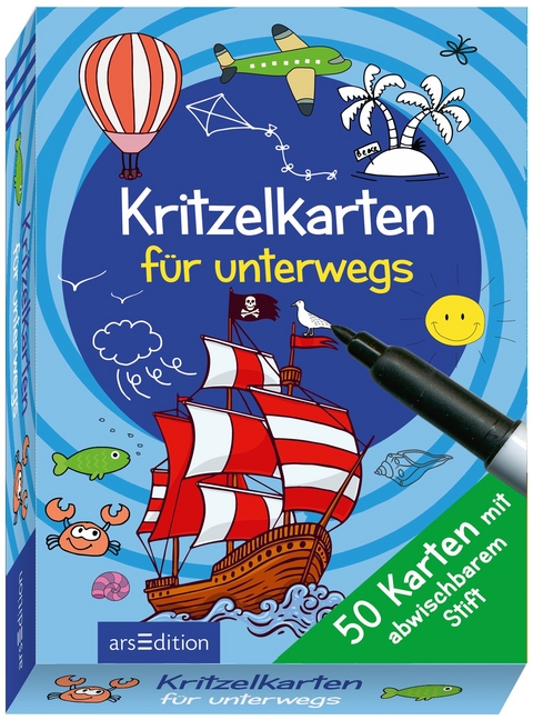 Kritzelkarten f&uuml;r unterwegs