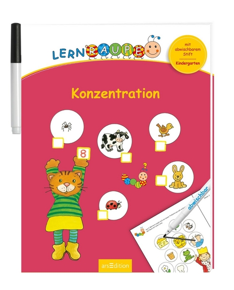 Lernraupe - Konzentration