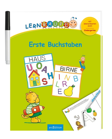 Lernraupe - Erste Buchstaben