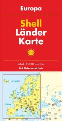 Shell Länderkarte Europa