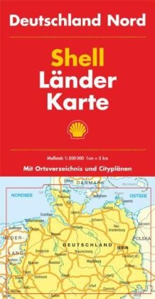 Shell L&auml;nderkarte Deutschland Nord