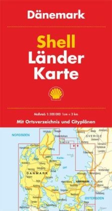 Shell L&auml;nderkarte D&auml;nemark 1:300 000