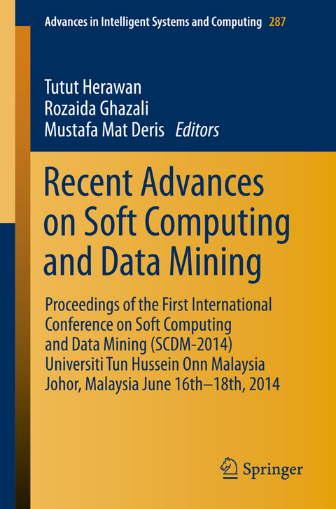 Recent Advances on Soft Computing and Data Mining - 