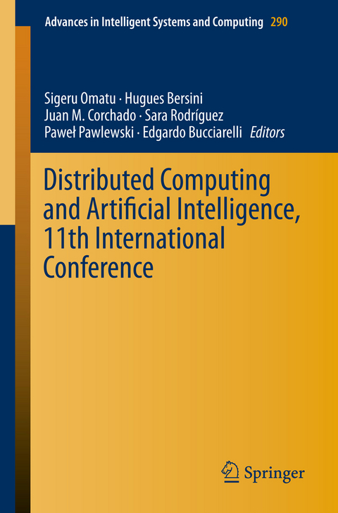 Distributed Computing and Artificial Intelligence, 11th International Conference - 