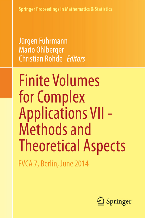 Finite Volumes for Complex Applications VII-Methods and Theoretical Aspects - 