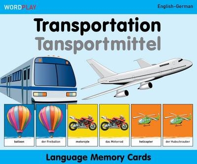 Language Memory Cards - Transportation - English-german