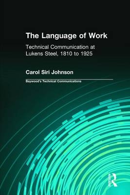 Language of Work -  Carol Siri Johnson,  Charles Sides