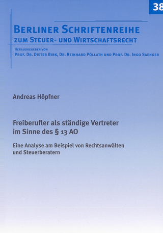 Freiberufler als ständige Vertreter im Sinne des § 13 AO