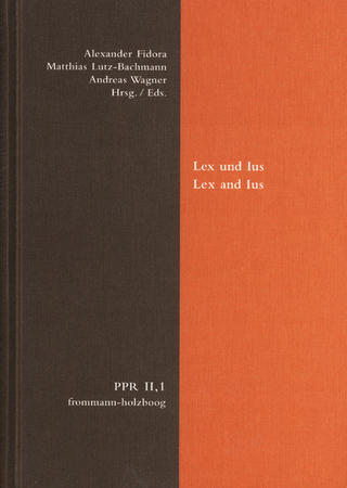 Politische Philosophie und Rechtstheorie des Mittelalters und der... / Lex und Ius. Lex and Ius
