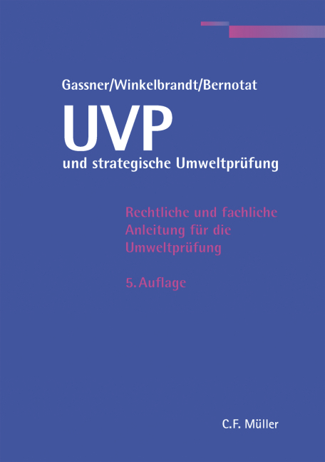 UVP und strategische Umweltpr&uuml;fung - 