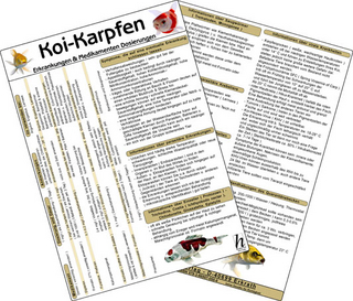 Koi-Karpfen - Erkrankungen & Medikamenten Dosierungen