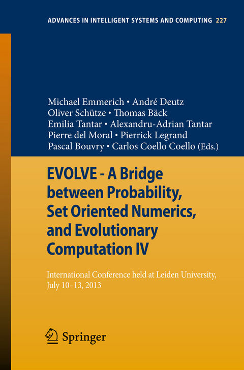 EVOLVE - A Bridge between Probability, Set Oriented Numerics, and Evolutionary Computation IV - 