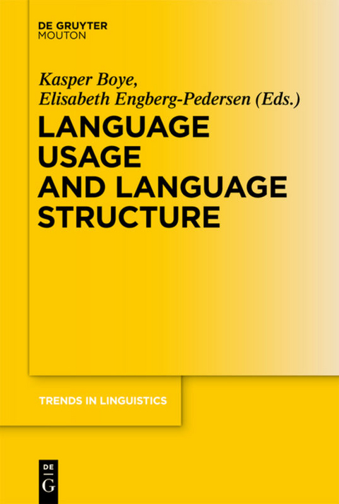 Language Usage and Language Structure - 