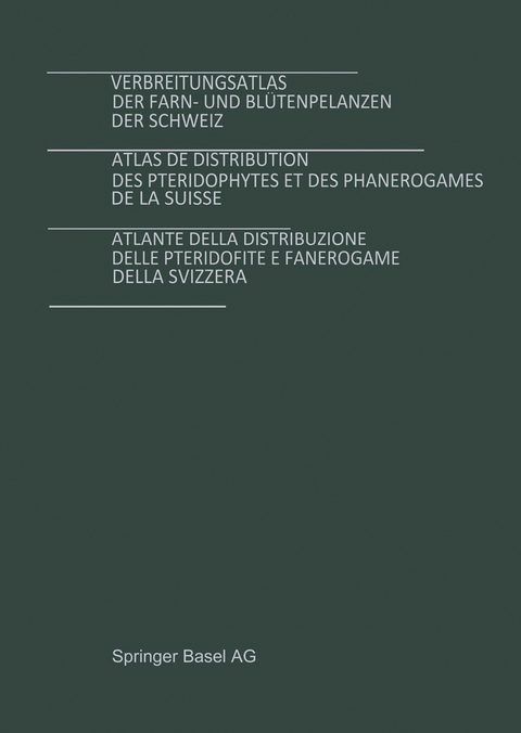 Verbreitungsatlas der Farn- und Blütenpflanzen der Schweiz Bd. 1 + 2 - M. Welten
