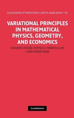 Variational Principles in Mathematical Physics, Geometry, and Economics - Alexandru Krist&aacute;ly, Vicenţiu D. Rădulescu, Csaba Varga