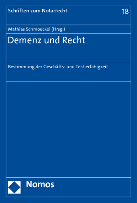 Demenz und Recht - 