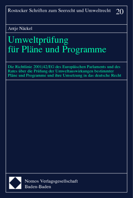 Umweltpr&uuml;fung f&uuml;r Pl&auml;ne und Programme