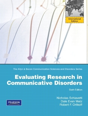 Evaluating Research in Communicative Disorders