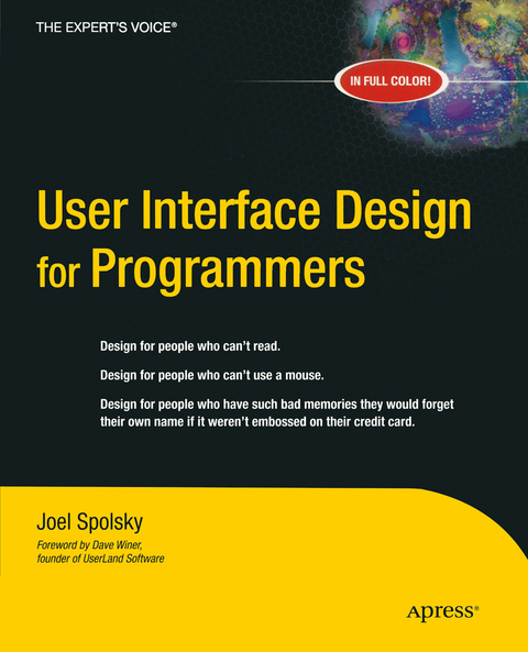 User Interface Design for Programmers - Avram Joel Spolsky