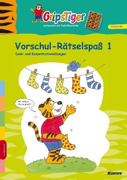 GripsTiger Vorschul-R&auml;tselspa&szlig; 1 - Johann Dandl, Inge Jau&szlig;