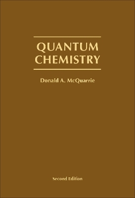 Quantum Chemistry, 2nd edition - Donald A. McQuarrie