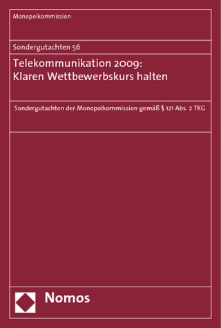 Sondergutachten 56: Telekommunikation 2009: Klaren Wettbewerbskurs halten