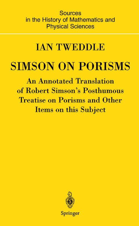 Simson on Porisms - Ian Tweddle