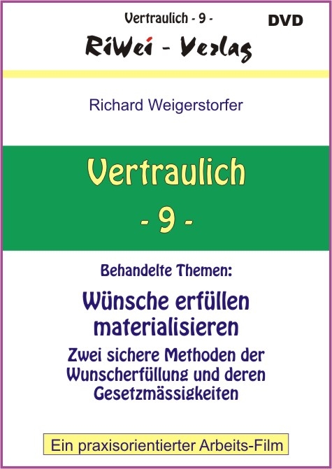 Vertraulich 9 - Richard Weigerstorfer
