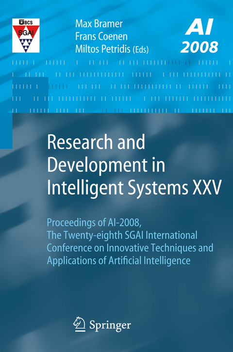Research and Development in Intelligent Systems XXV - 