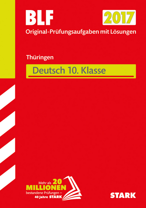 Besondere Leistungsfeststellung Th&uuml;ringen - Deutsch 10. Klasse