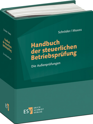 Handbuch der steuerlichen Betriebsprüfung - Einzelbezug