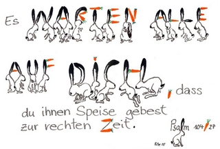 Bibel-Gebets-Cartoon 