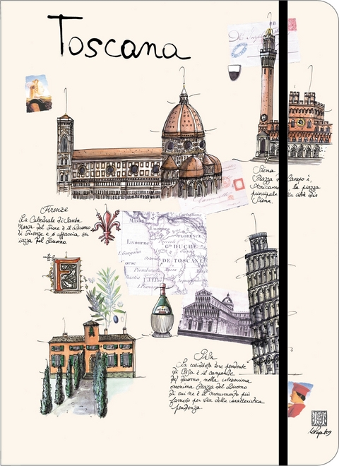 Toscana Travel Journal, Notizbuch