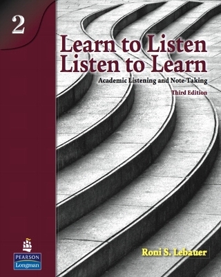 Learn to Listen, Listen to Learn 2 - Roni Lebauer