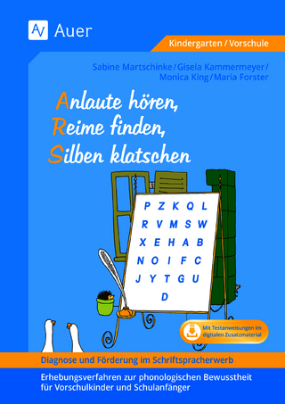 Anlaute hören, Reime finden, Silben klatschen