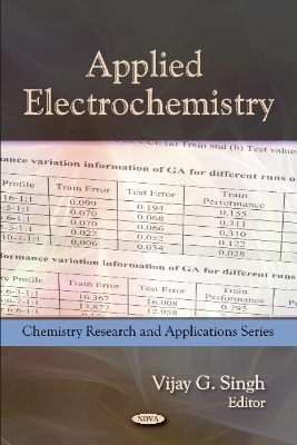 Applied Electrochemistry - Vijay G Singh