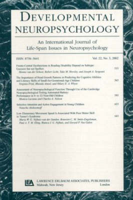 The Neuropsychology of Developmental Dyslexia