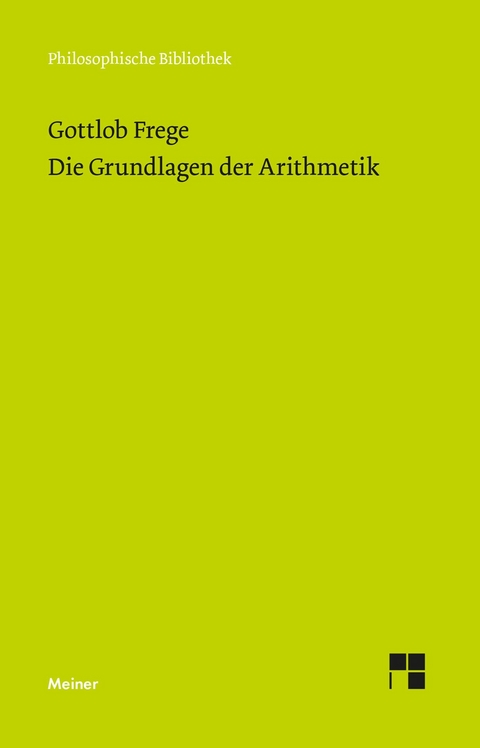 Die Grundlagen der Arithmetik - Gottlob Frege