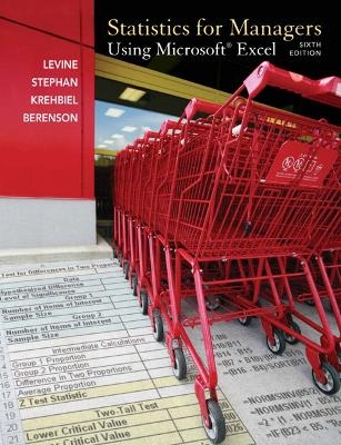 Statistics for Managers using MS Excel - David M. Levine, Mark L. Berenson, Timothy C. Krehbiel, David F. Stephan