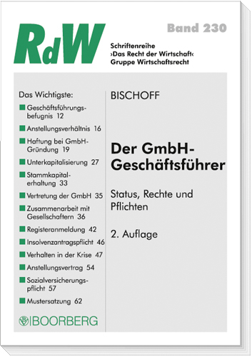 GmbH-Geschäftsführer - Thomas Bischoff